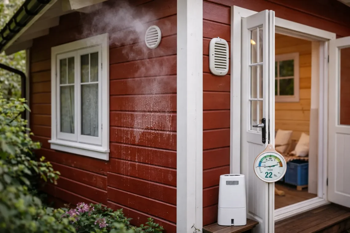 Friggebod ventilation