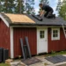Friggebod tak och takbyte