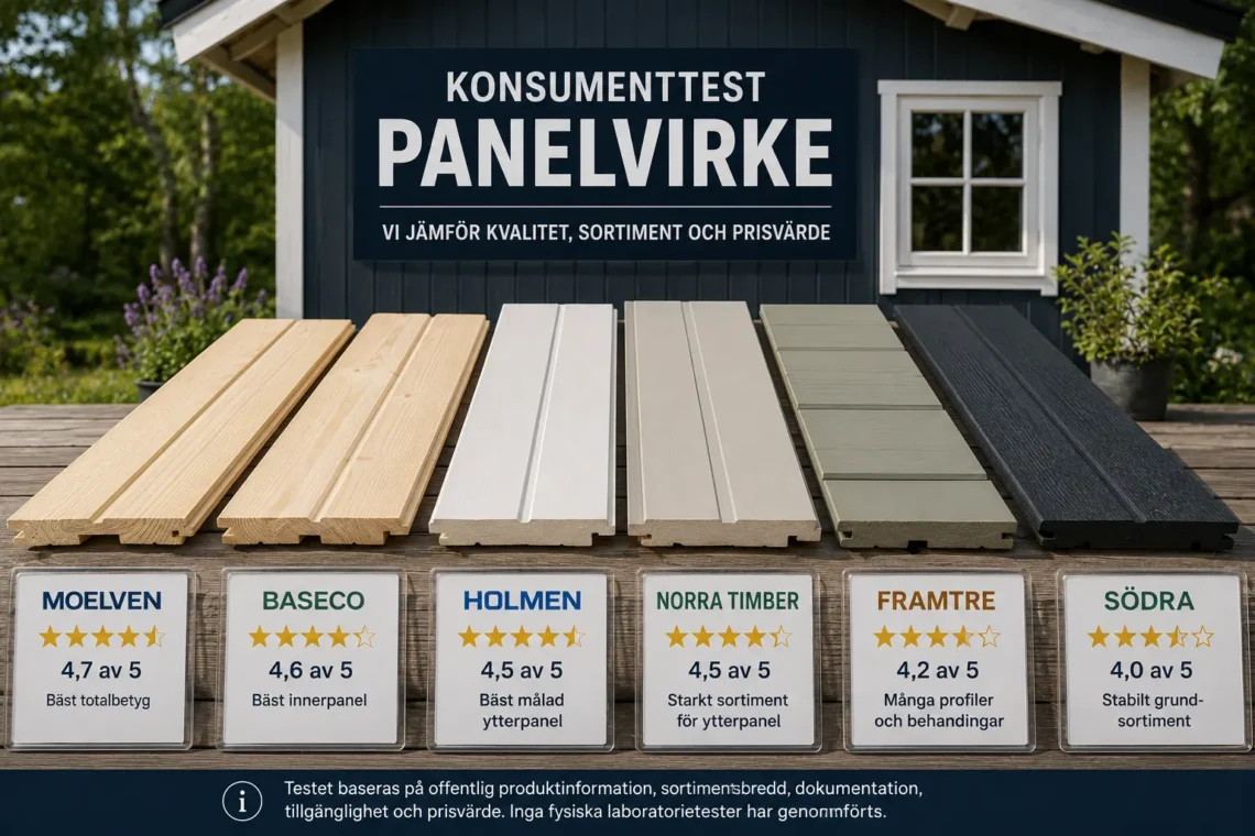 Konsumenttest panelvirke