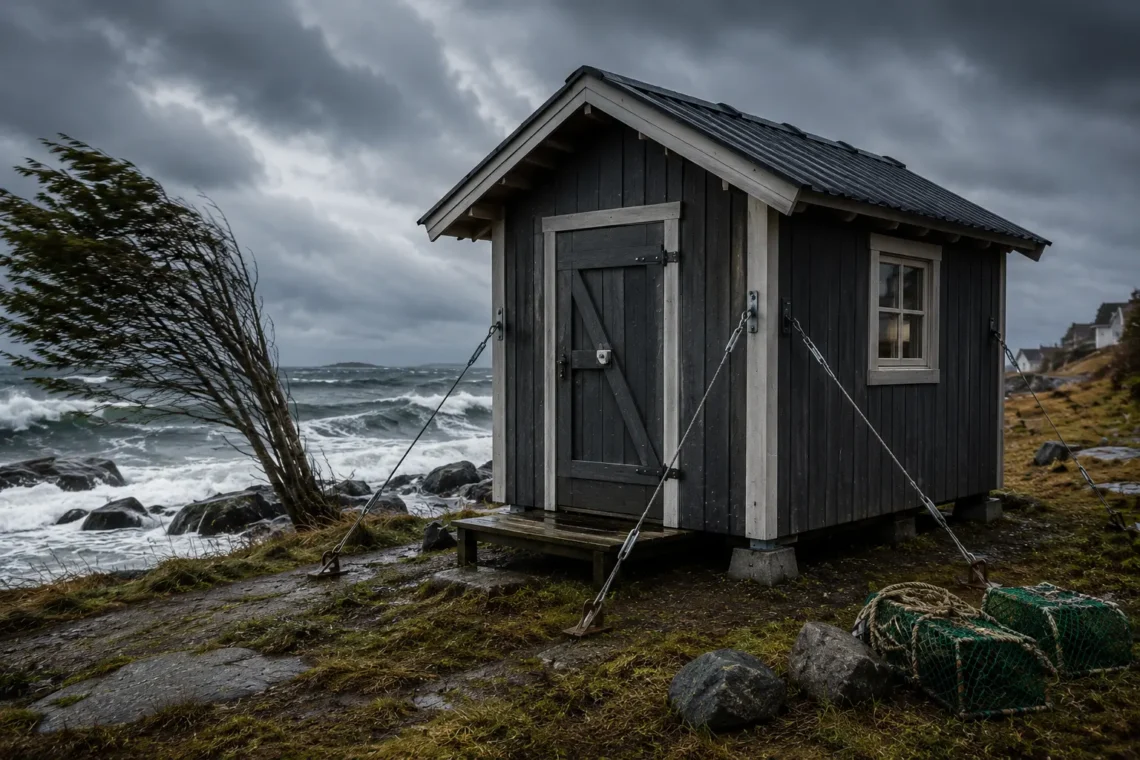 Stormsäker friggebod