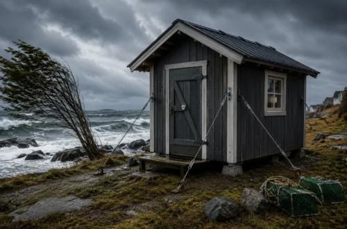 Stormsäker friggebod